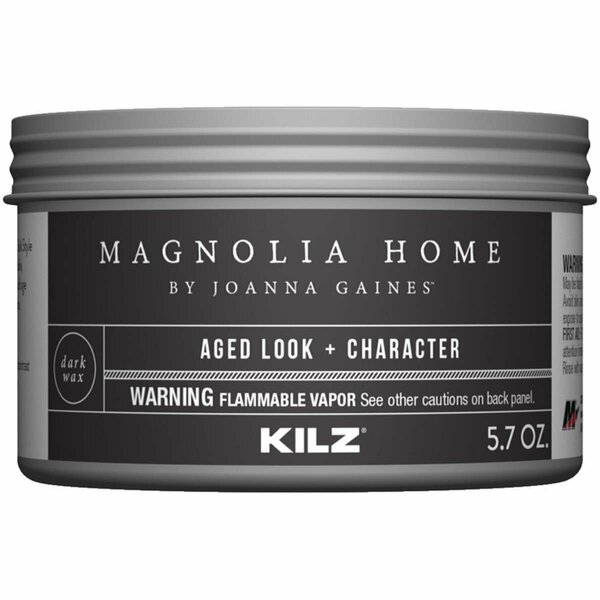 Magnolia Home 5.7 oz KILZ Transparent Flat Dark Vintage Finishing Wax, 6PK 1805878